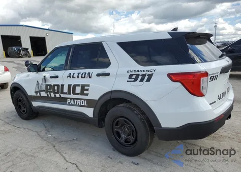 2020 Ford Explorer Police Interceptor from USA, damaged, VIN 1FM5K8AW9LGA19414
